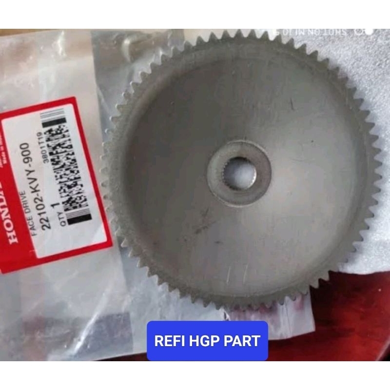 22102-KVY-900 HGP AHM 100% ORIGINAL FACE DRIVE GIGI STATER BEAT SPACY KARBU 22102KVY900