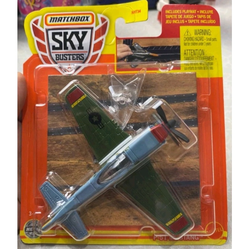 Matchbox Sky Buster HHT34 P51 Mustang