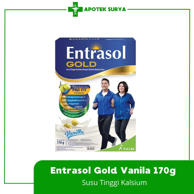 

Susu Entrasol Gold Vanila 170g | Apotek Surya Semarang