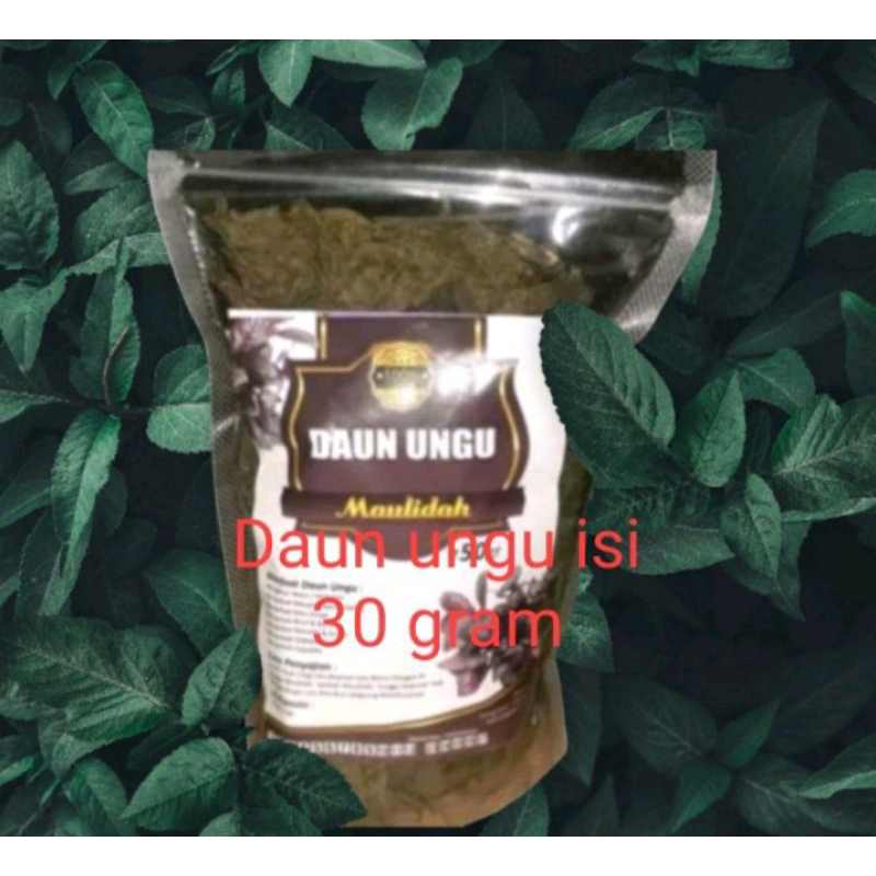 

Teh daun ungu isi 30 gram