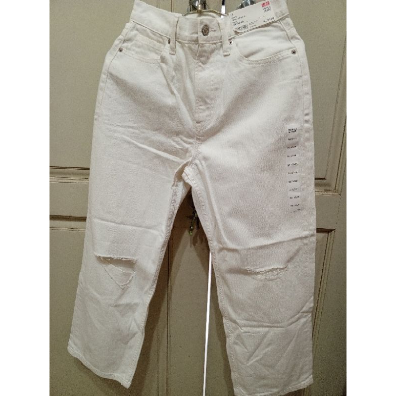 Habisin Stok SALE Celana Wanita Uniqlo Jeans Crop Loose Original