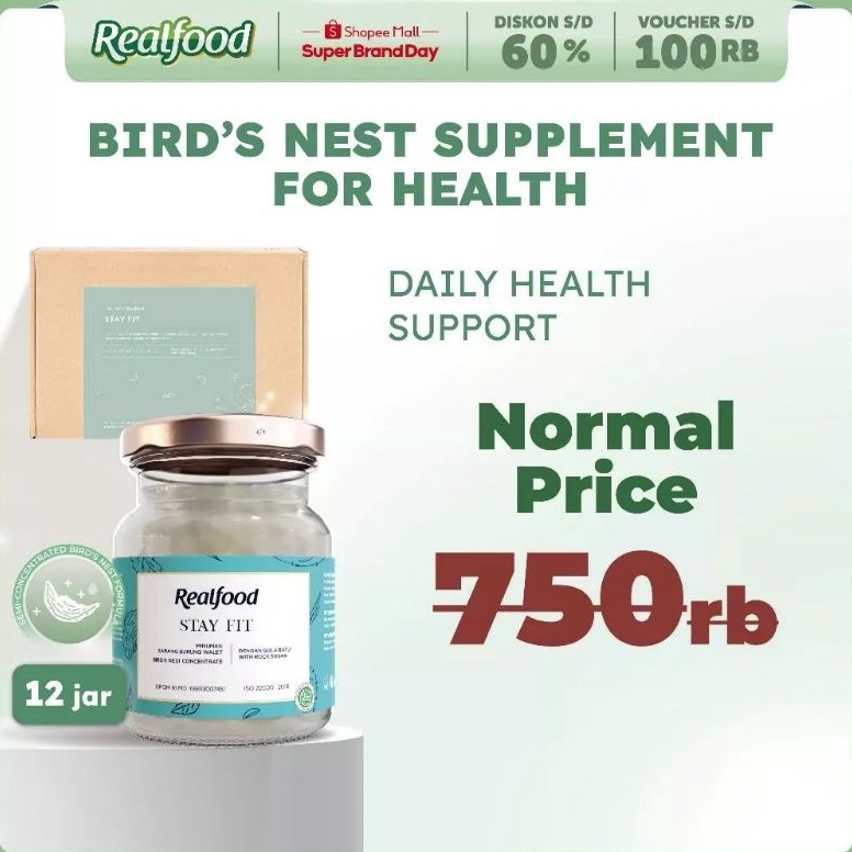 

Pesan sekarang Realfood 12 Jar TERMURAHMinuman Sarang Burung Walet