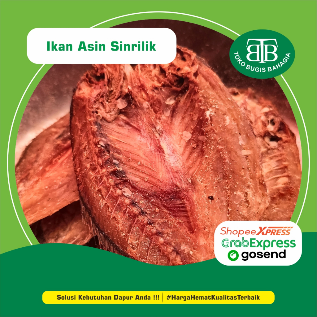 

Ikan Kering/Asin Sinrilik, Murah Makassar