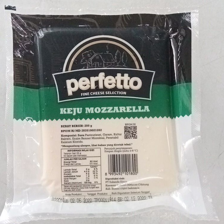 

Lariz manis Keju Mozarella PERFETTO 25 gr Keju Enak
