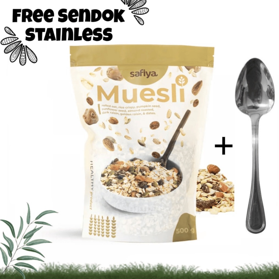 

Harga lebay Muesli Muesly Muesli Sereal SafiyaSereal Muesli Dried Fruit Mix 1 Kg Safiya Sereal Makanan Ringan Sereal Diet Sehat Alami Oatmeal