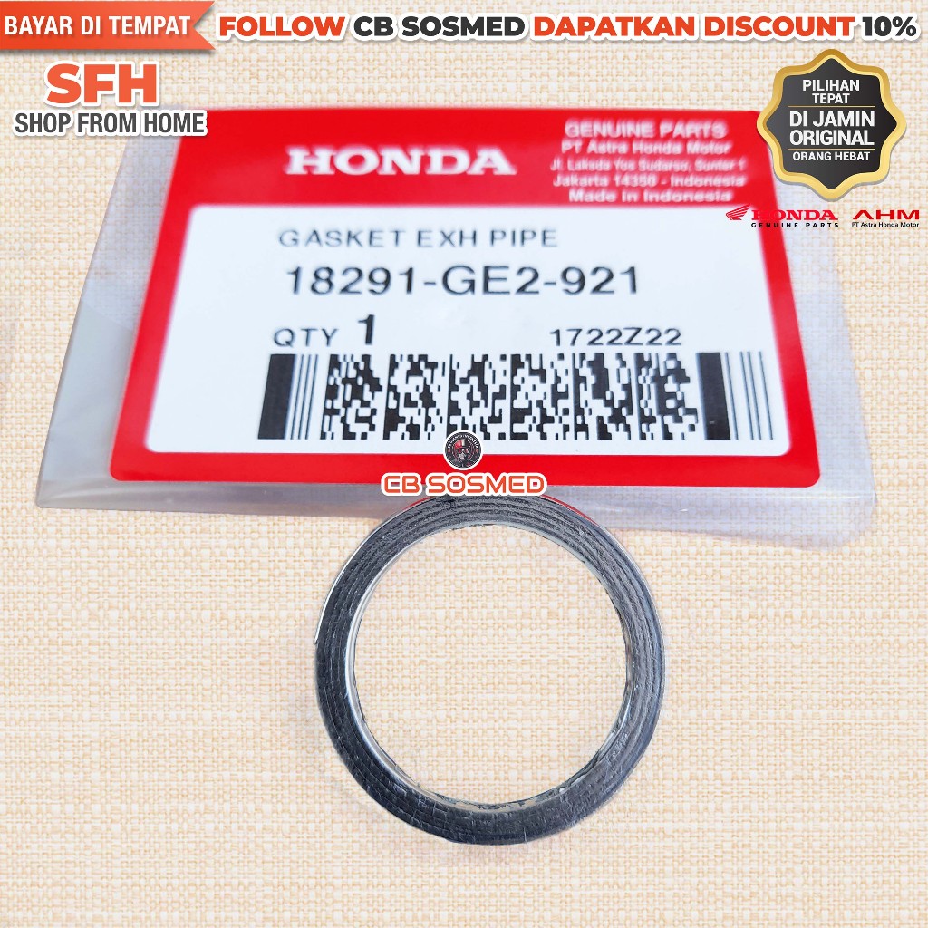Gasket Knalpot Blade 110 (2008 - 2011) Packing Knalpot Blade Lama Gasket Exhaust Pipe Blade 110 Orig