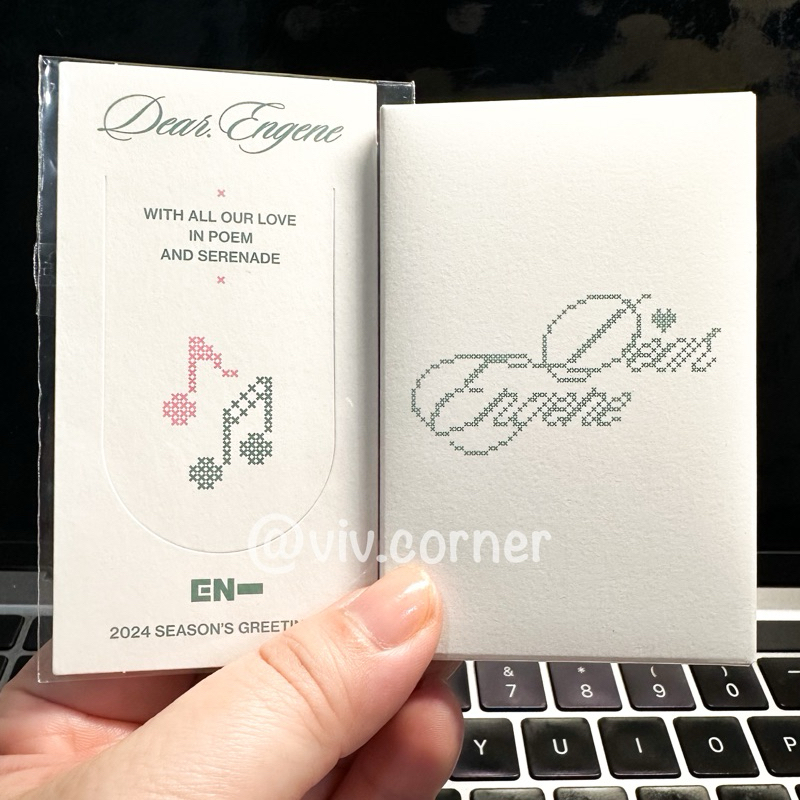 ENHYPEN Season Greeting's 2024 - Bookmark + PC Sleeve - SG Season Greeting