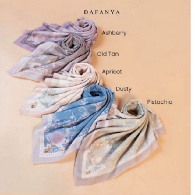 jilbab segi empat motif by dafanya