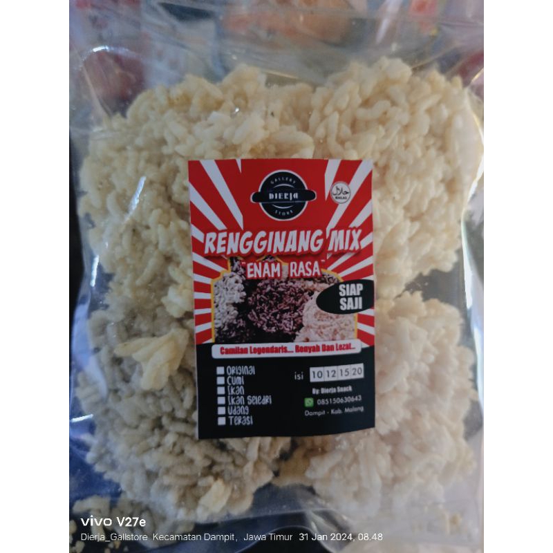 

Rengginang Mix "Enam Rasa" Siap Saji