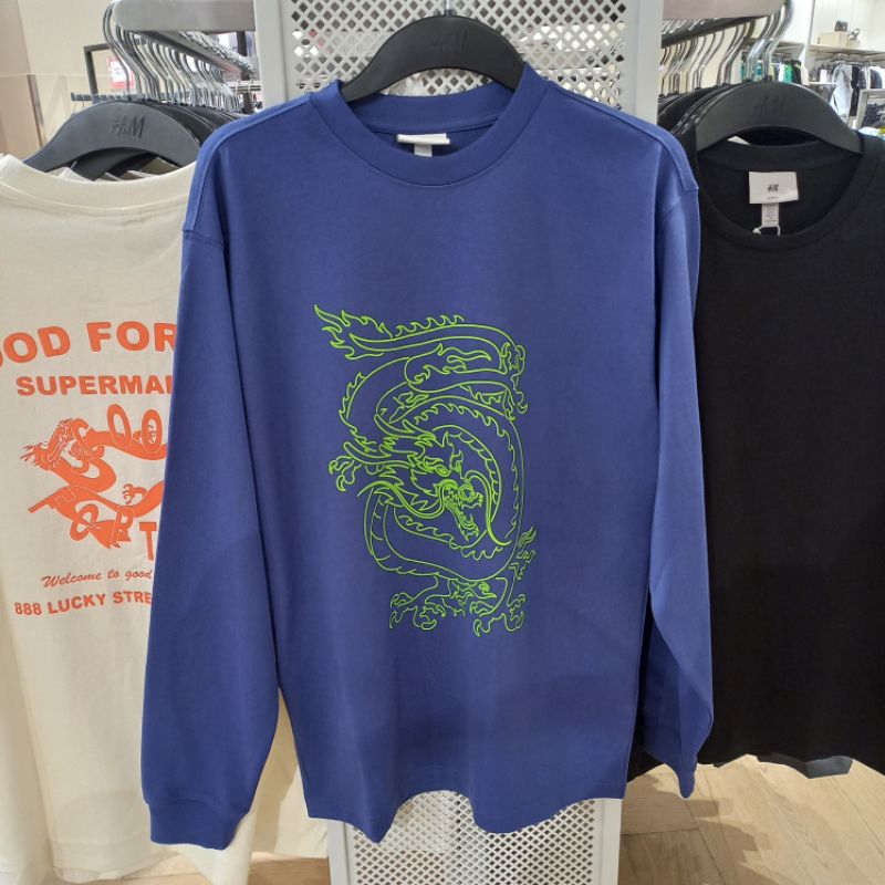 sweater pria Naga H&M Original store