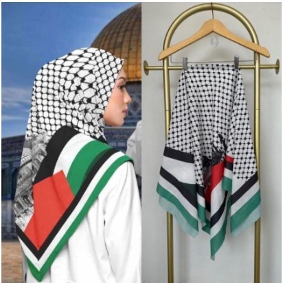 KERUDUNG SEGI EMPAT PALESTINA