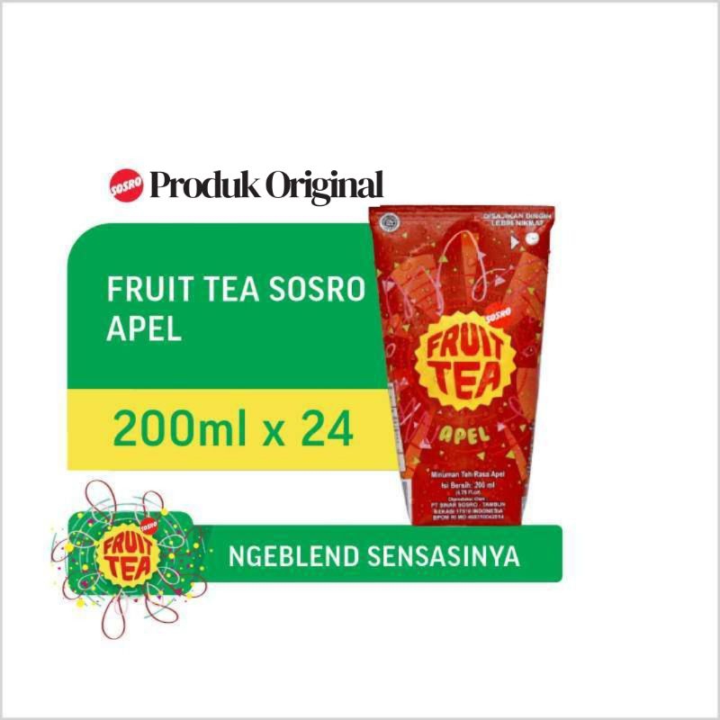 

Fruit Tea Sosro Apel Genggam 200 ML