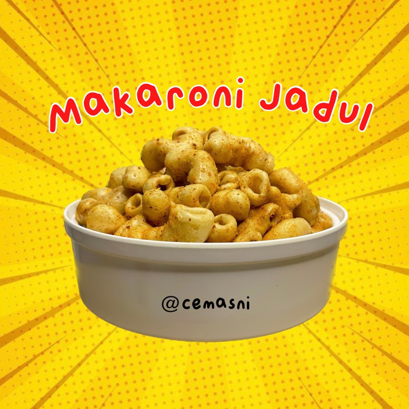 

Makaroni Jadoel Cemasni Box 650 ML | Kerupuk Makaroni Pedas Aneka Rasa