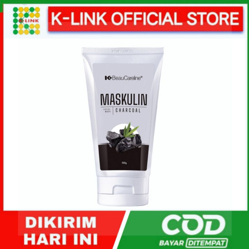 MASKULIN CHARCOAL FACIAL WASH ORIGINAL KLINK