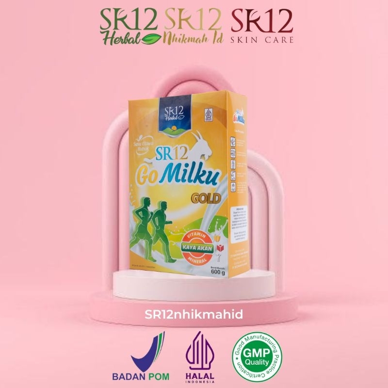 

Go Milku Gold SR12 Ukuran 600 gr Susu Kambing Etawa Premium Membantu Menjaga kesehatan tulang dan sendi