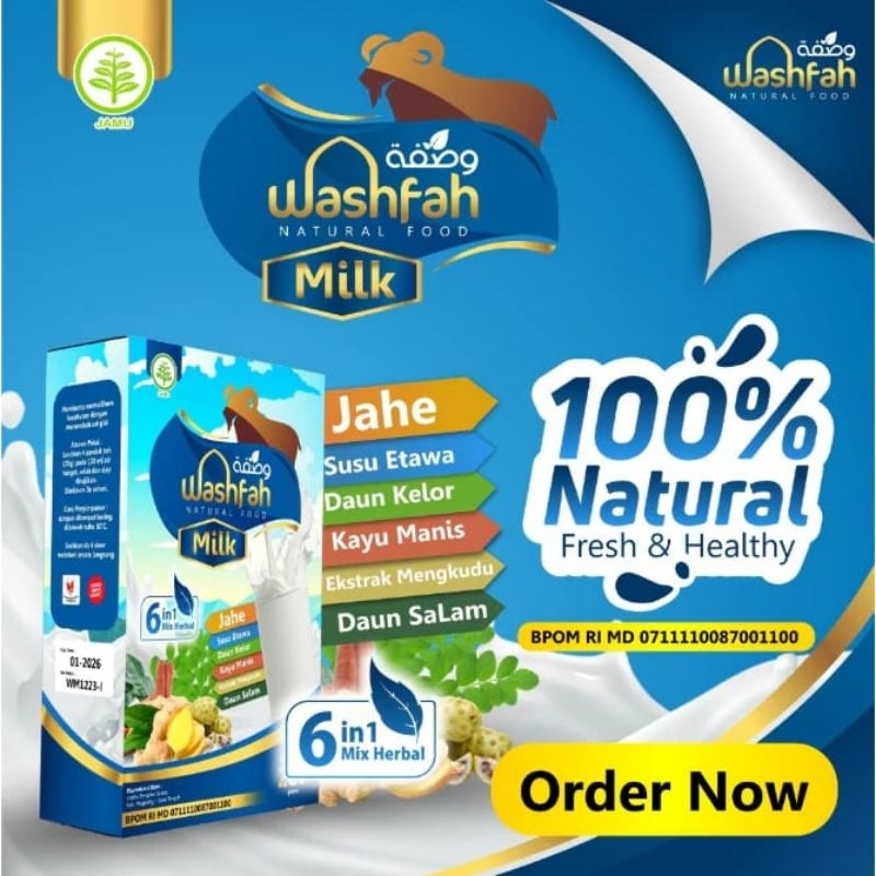 

WASHFAH ORIGINAL WASHFAH MILK 6 IN 1 SUSU KAMBING ETAWA 200GR