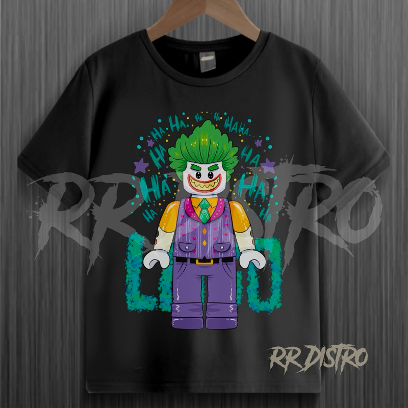 kaos anak Lego Joker, kaos lego anak