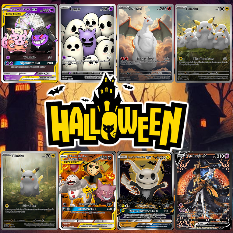 KARTU POKEMON TCG HOLOGRAM SPECIAL HALLOWEEN