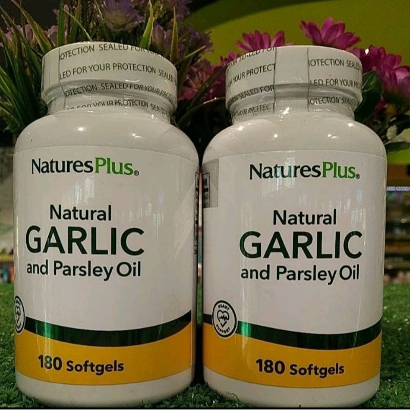 Nature's Plus Garlic and Parsley Oil 180 Softgels
