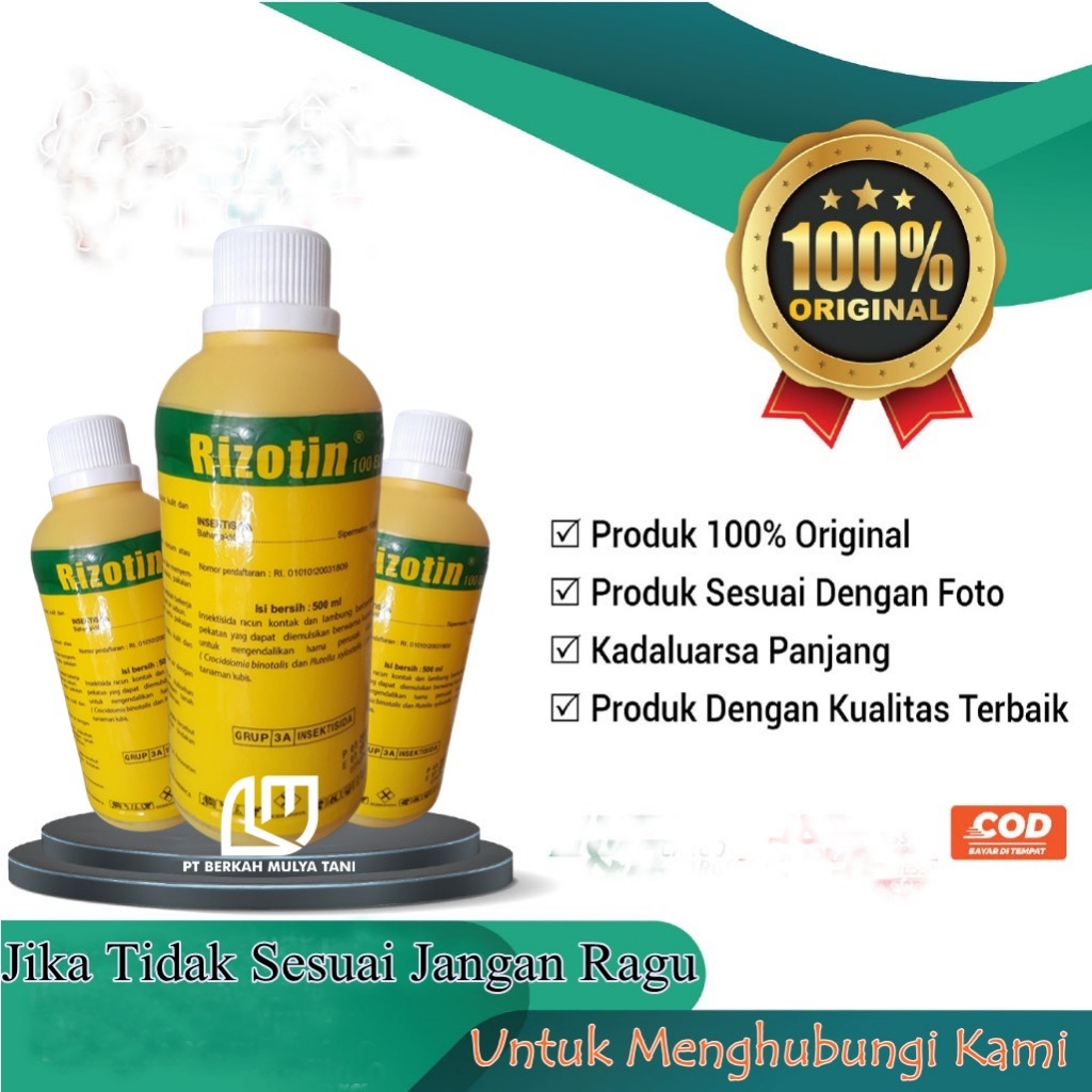 Insektisida Rizotin 100 EC 500 ml / Rijotin 250ml / 100 ml