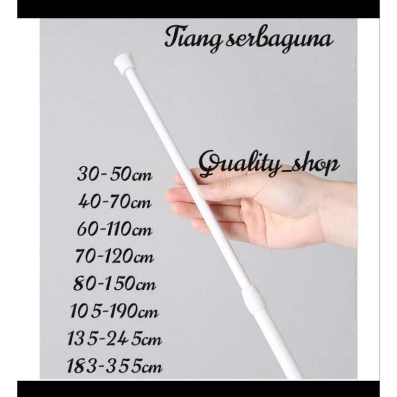 Tiang Tongkat Fleksibel,Tongkat Ajaib, Serbaguna, Tiang Gorden,Besi Gorden,Tiang Kolong Dapur