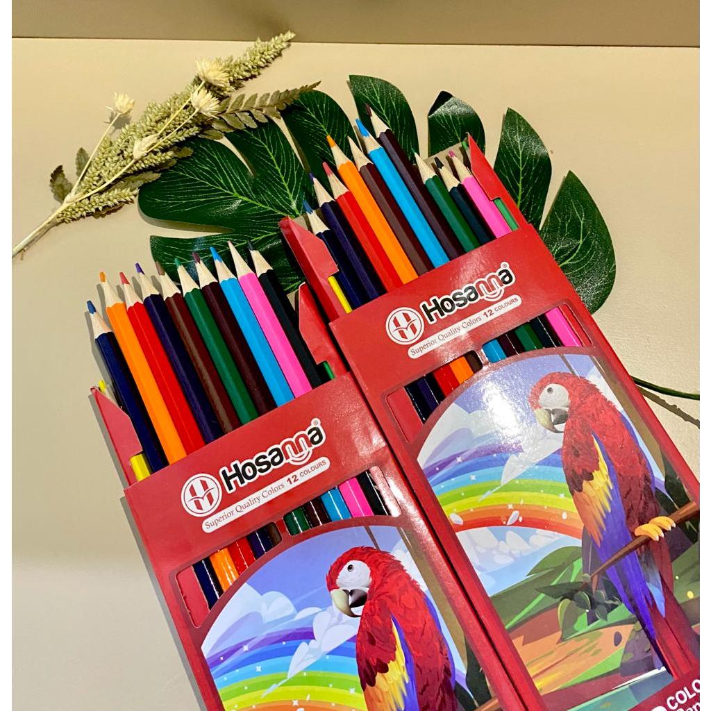 

1 Pack - Pensil Warna PANJANG - HOSANA - CP102