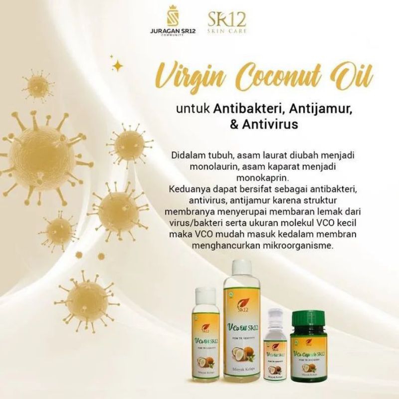 

VCO Minyak kelapa asli SR12/ Virgin coconut oil murni