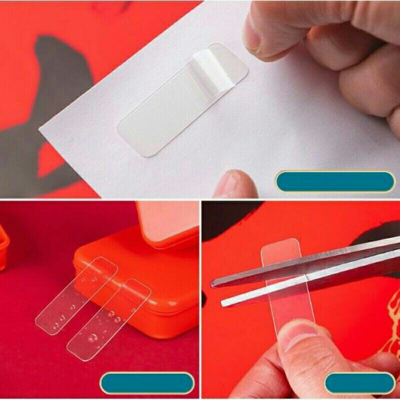

DOUBLE TAPE MINI ISI 60PCS BOX TRANSPARAN 2 SISI / LAKBAN MINI BENING 60 PCS SERBAGUNA / NANO TAPE MINI ISI 60PCS