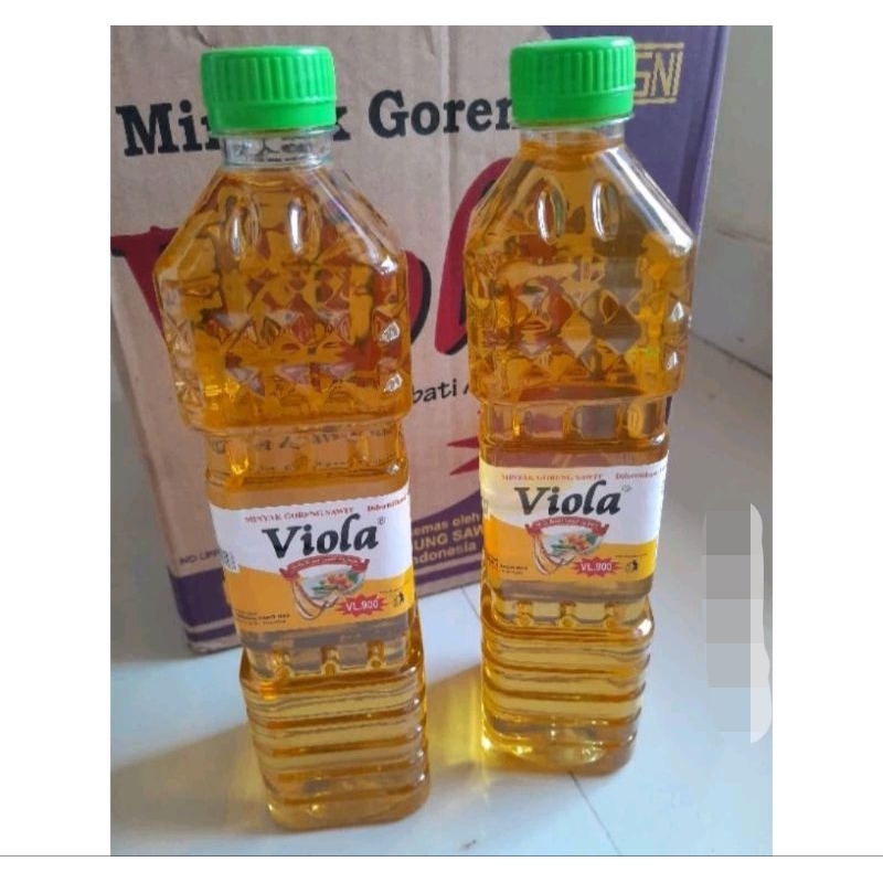 

jatim minyak goreng viola botol VL. 900 750 ml promo 1 dus isi 12