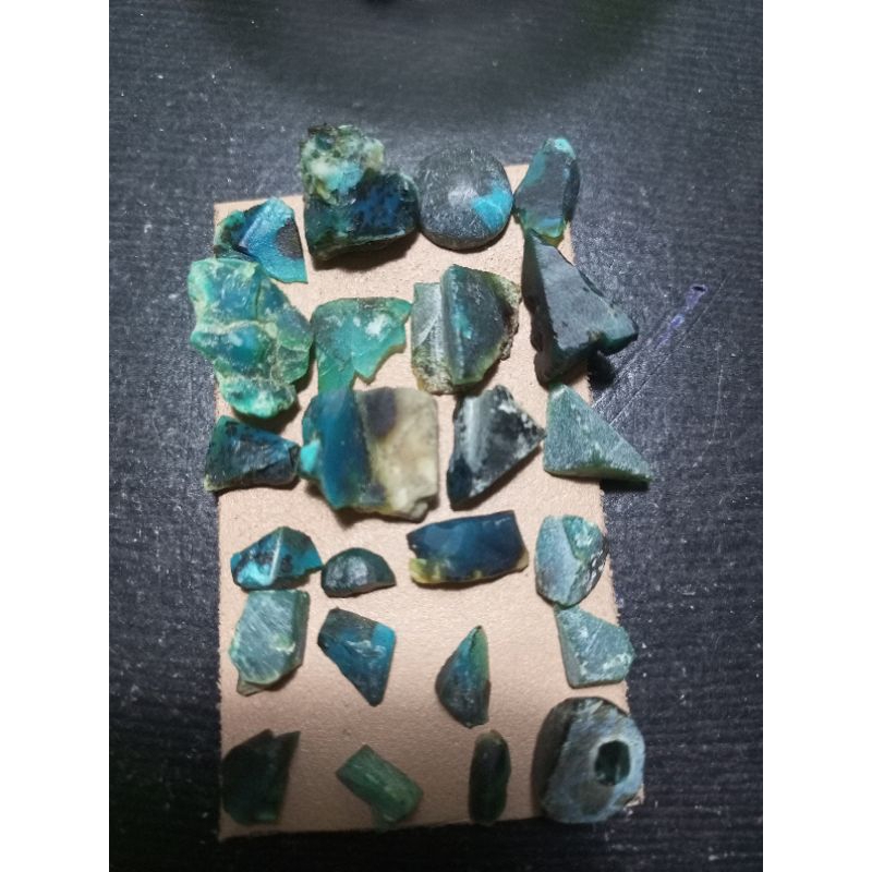 Pretelan Bacan Doko Kristal, Rough bacan Doko, bahan bacan Doko Kristal