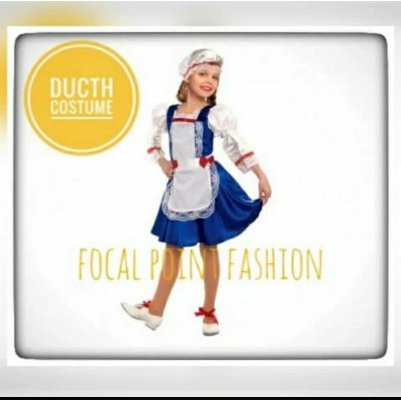kostum Belanda anak Dutch tradisional dress costume