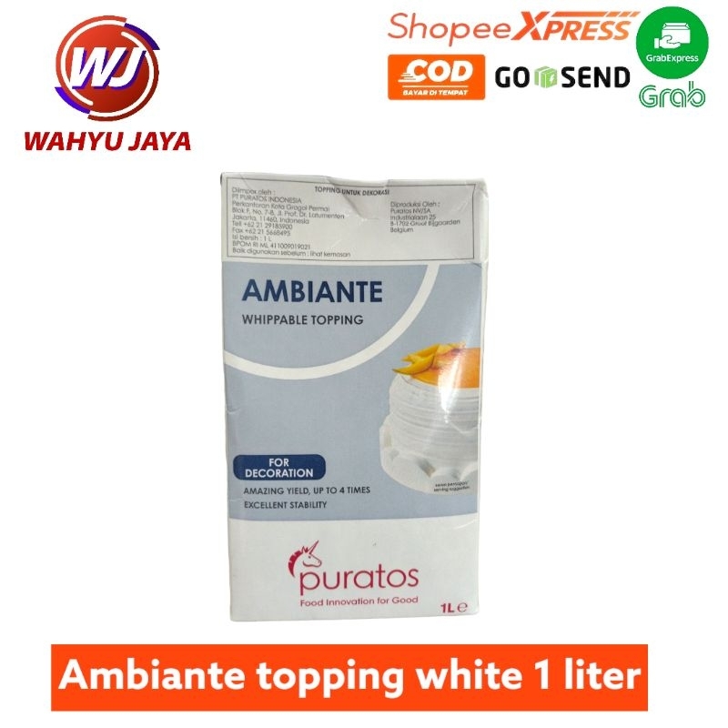 

Ambiante topping white 1 liter