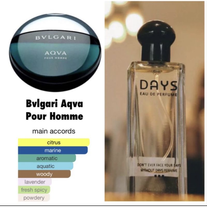 Day Parfume inspired by BVLGARI AQVA POUR HOMME