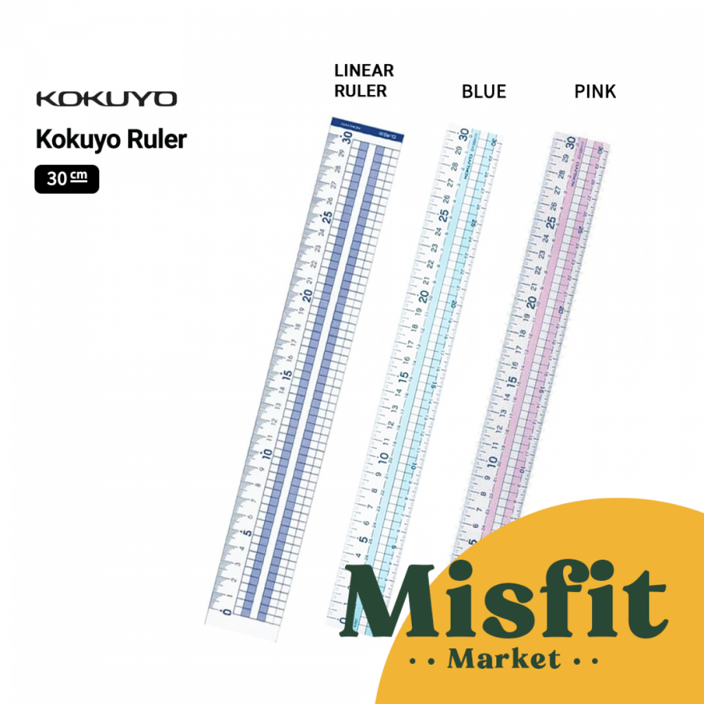 

gk KOKUYO ar Straht Ruler R-PET Penggaris Lurus 15 30 cm