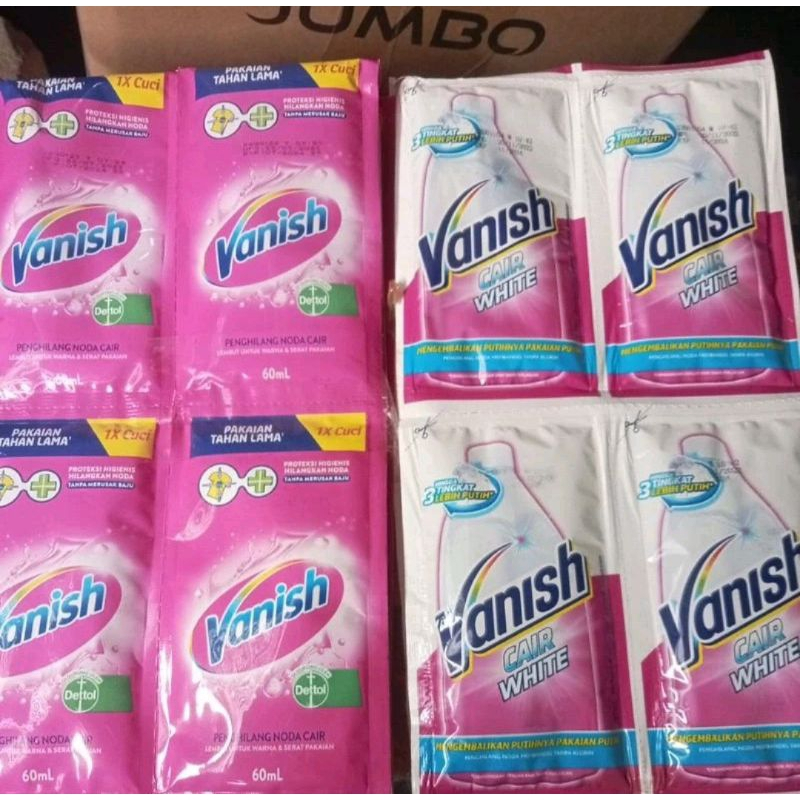Vanish Cair 60 ml (1 renceng = 12 sachet)