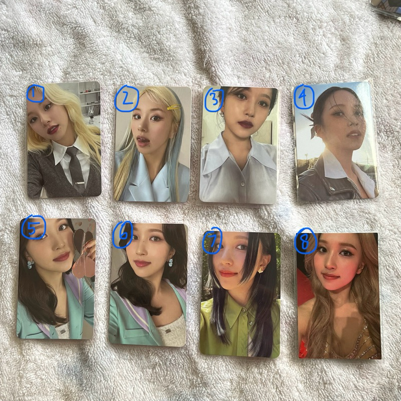 photocard pc twice rtb fol ewo mina chaeyoung michaeng