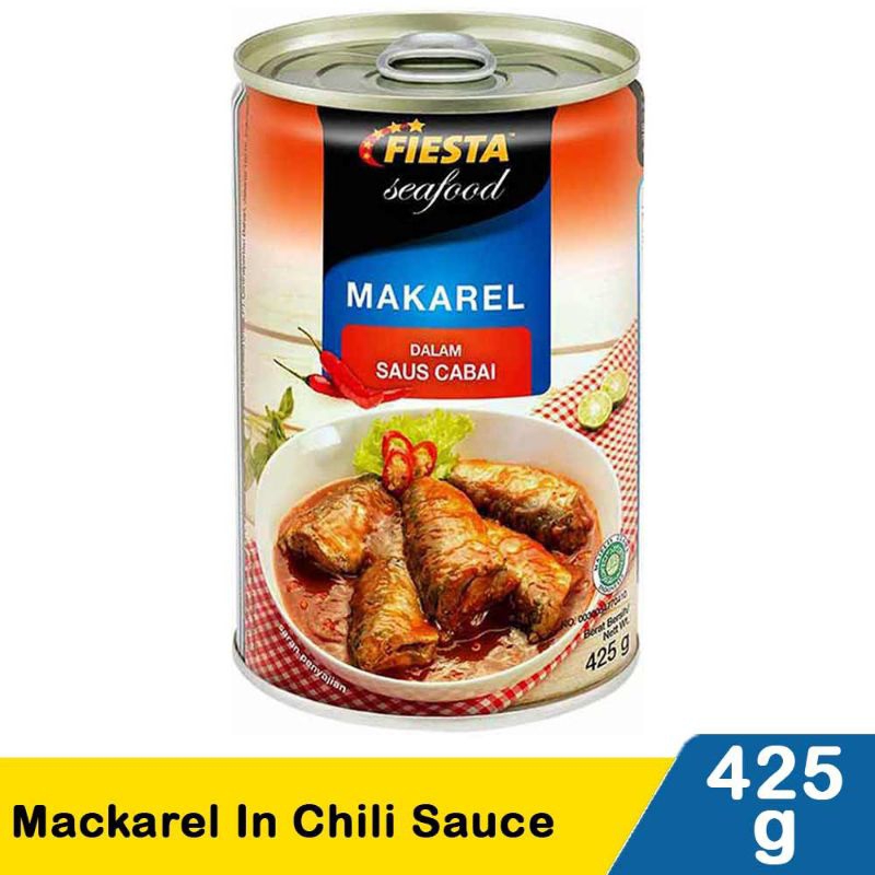 

Makarel Fiesta Mackerel In Chili Sauce 425gram