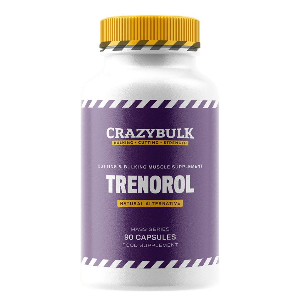 CrazyBulk TRENOROL (TRENBOLONE) Natural Alternative for Cutting & Bulking Muscle Supplement 90 capsu