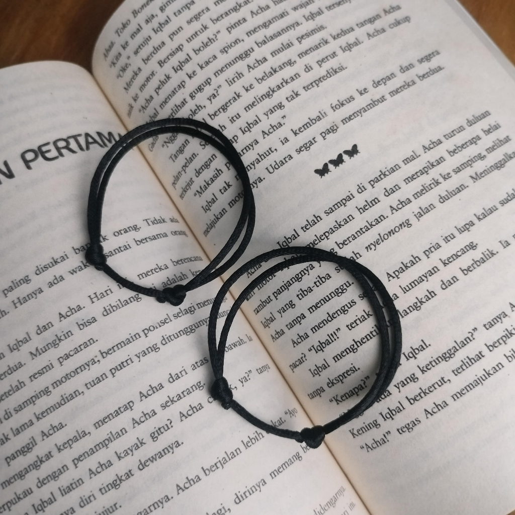 GELANG HITAM POLOS/ GELANG COUPLE