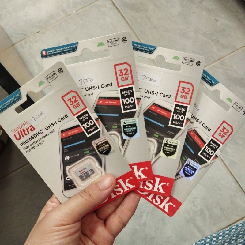 sandisk microsdhc 32gb kartu memori