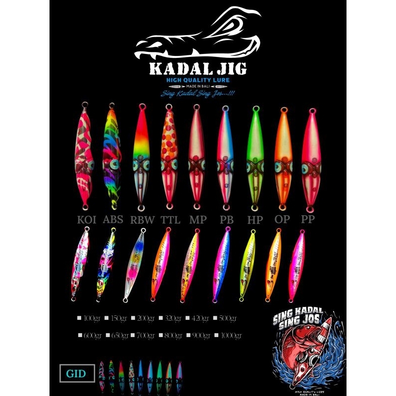 Metal Jig Kadal Jig / Jig Cumi Killer