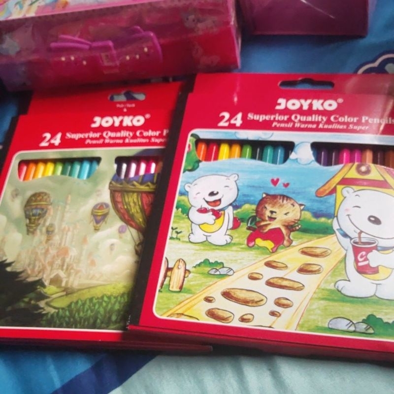 

pensil warna Joyko Superior 24 warna panjang