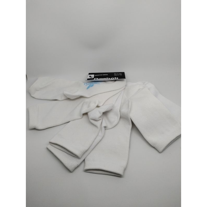 Kaos Kaki Reebok Putih Kids Original isi 4 Pasang