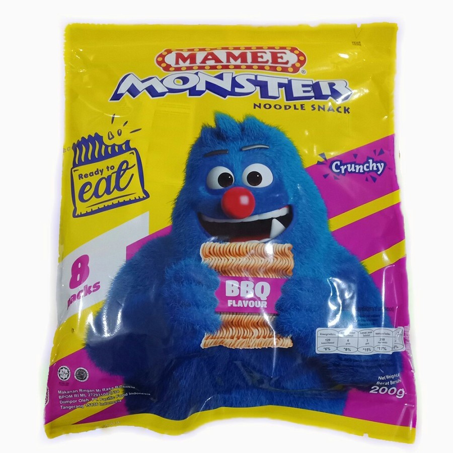 

mamee monster bbq 200 Gram