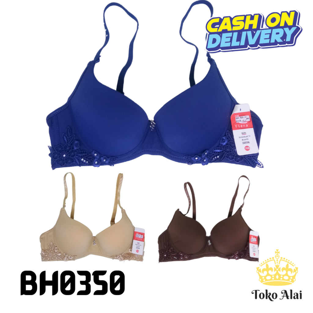 Bra Busa Tipis & Berkawat Elena / - BH Kawat Cup Medium Elena BH0350