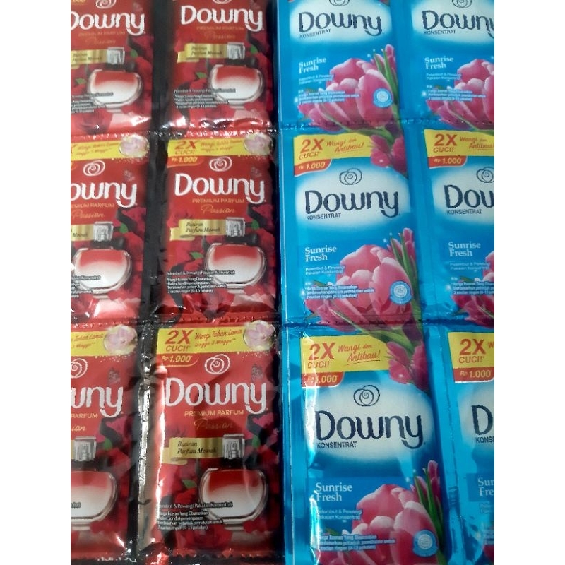 Downy sachet 20ml kemasan 1000 1 renceng 12 pcs