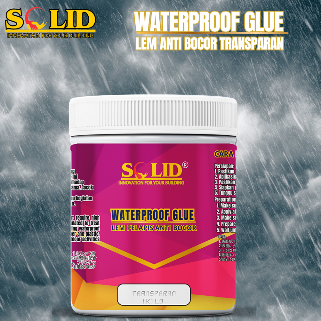 

ucl_gramari - lem transparan waterproof anti bocor super cepat kering 1 kg