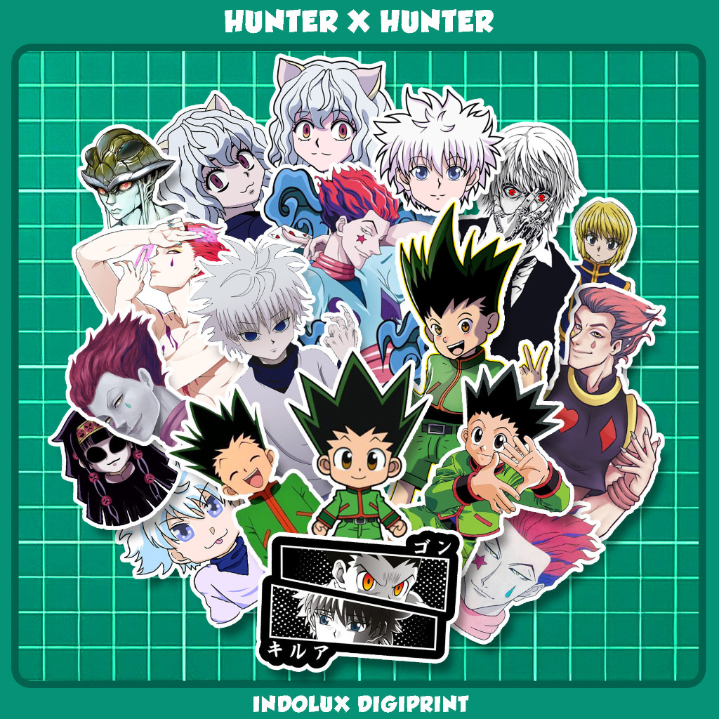 

Sticker Hunter X Hunter 42 Pcs Stiker Anime Anti Air HXH Gon Freecss Hisoka