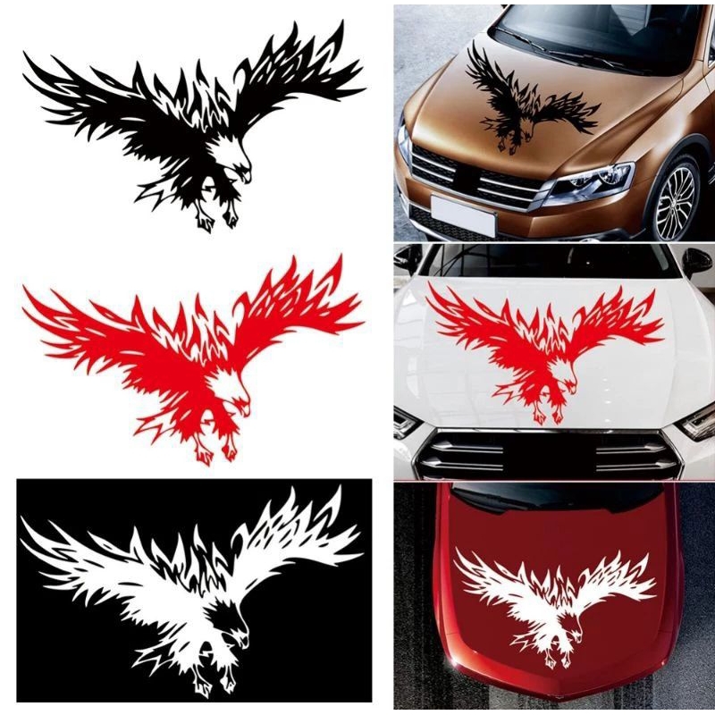 

cutting sticker sticker variasi Garuda terbang kap mobil keren