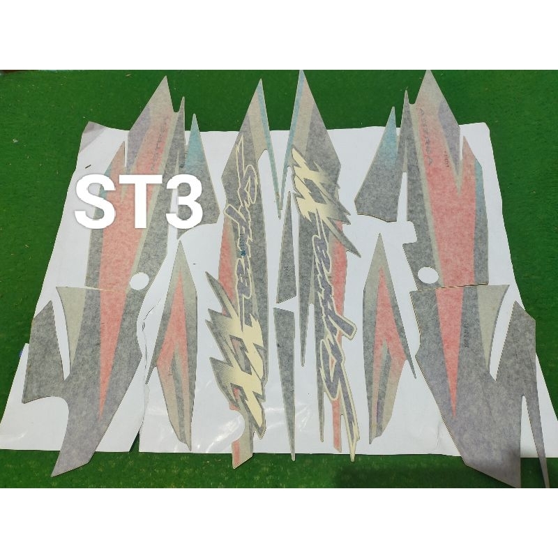 striping sticker stiker Honda Supra xx original lawas